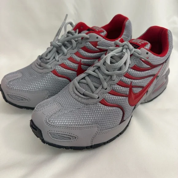 Nike Red and Gray Athletic Shoes